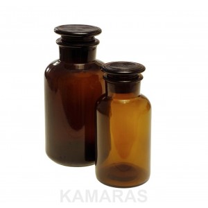 Botella cristal 1/2 litro ambar