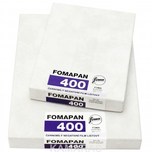 Fomapan 400 10,2x12,7 CM (4x5) / 50 hojas
