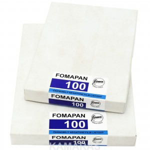 Fomapan 100 10,2x12,7 CM (4x5) / 50 hojas