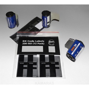 FOMA  DX Code Labels ISO 200 Pack x12