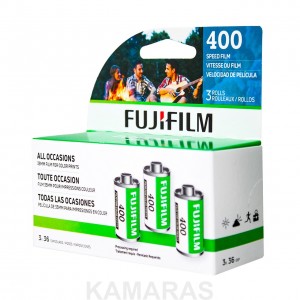 Fujifilm 400-35mm 36 (Pack 3 rollos)
