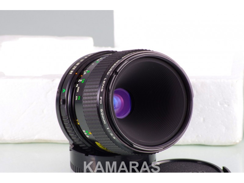 Canon FD 50mm f3.5 Macro + Tube - kamaras.com