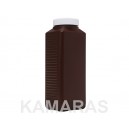 Botella rígida 1 litro marrón