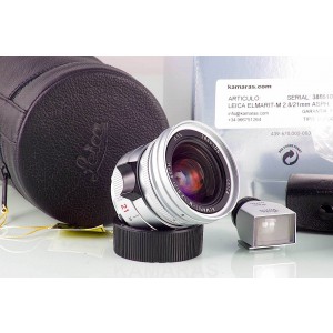 Leica Elmarit-M 21mm f 2.8 ASPH Silver + Visor 6BIT